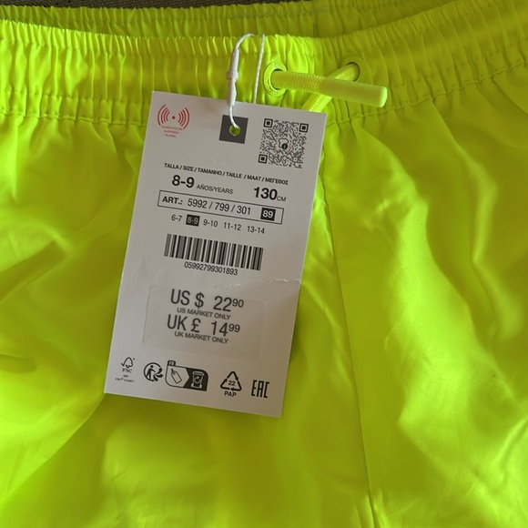 Zara swim shorts size 8-9 - Picture 4 of 5